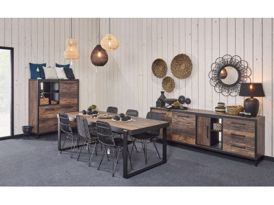 Salle à manger Kuta K647 foncé Magasin Promo Meubles Charleroi