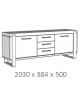 Salle à manger Udine K632 Aspect Parquet Naturel 1,809.00