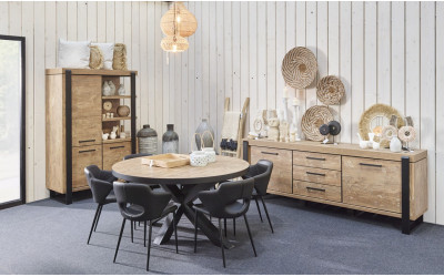 Salle à manger Udine K661 Bois de Teck Orange 1,779.00