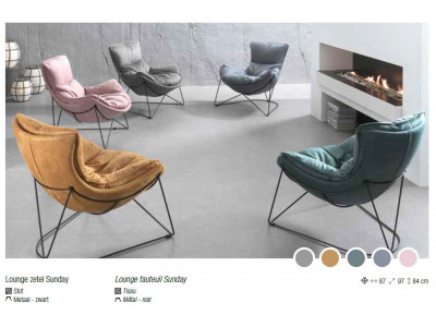 Fauteuil Lounge Sunday Lievens