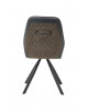 Chaise 1902 PU gris / tissu brun 99,00 €