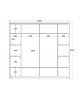 Armoire Pauline Portes Coulissantes
