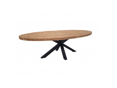 Table Ovale Iron Manguier Massif