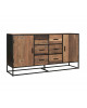 Dressoir Dakota Riverwood massif & Metal