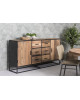 Dressoir Dakota Riverwood massif & Metal