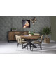 Dressoir Dakota Riverwood massif & Metal