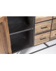 Dressoir Dakota Riverwood massif & Metal
