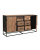Dressoir Dakota Riverwood massif & Metal
