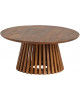 Table basse ronde piétement Colonne Manguier