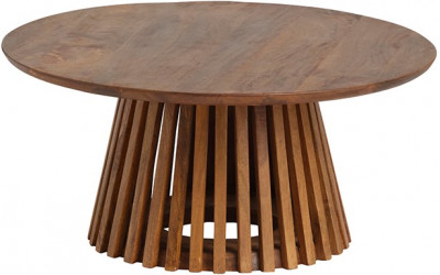 Table basse ronde piétement Manguier EXPO