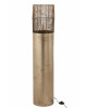 Lampe Sur Pied Haute Metal Antique Marron JLINE