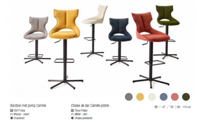 Chaise de Bar Camille Avec Piston 259,00 €