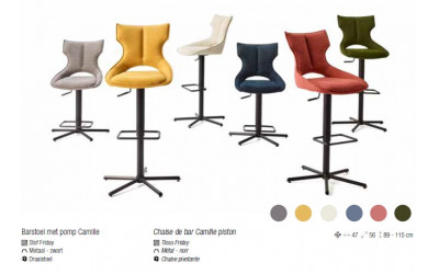 Chaise de Bar Camille Avec Piston 259,00 €