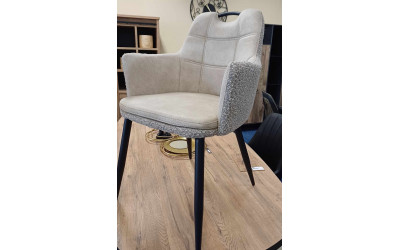 Chaise Bicolore Blanc & Sable 2303