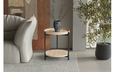 Table Basse 2 Plateaux Diamètre 45 cm 69,00 €
