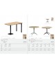 Table de cuisine Perfecta Promo Meubles Charleroi